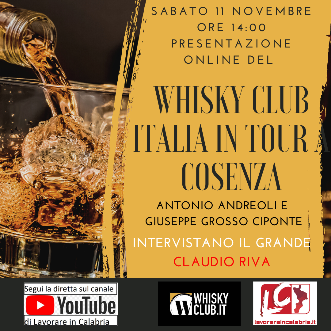 Whisky Club Italia in Tour a Cosenza